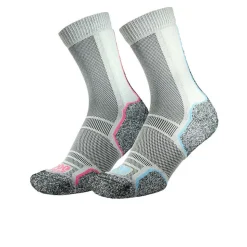 1000 Mile Trek Repreve Single Layer Crew Damen Socken (Twin Pack)