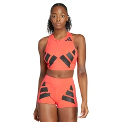 adidas Adizero Road to Records Damen Crop Top - SS25