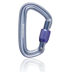 Black Diamond Schwarz Diamond Liteforge Screwgate Carabiner - AW24
