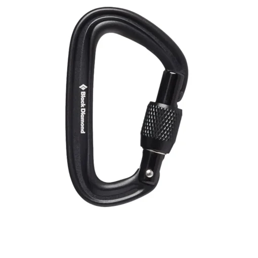 Black Diamond Schwarz Diamond Liteforge Screwgate Carabiner - AW24