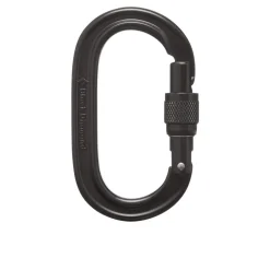 Black Diamond Schwarz Diamond Oval Keylock Screwgate - AW24