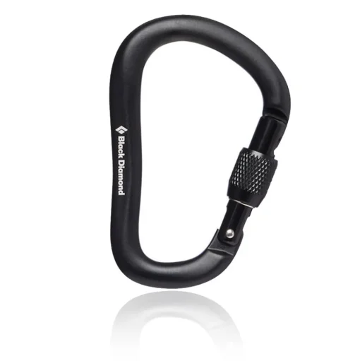 Black Diamond Schwarz Diamond Rocklock Screwgate Carabiner - AW24