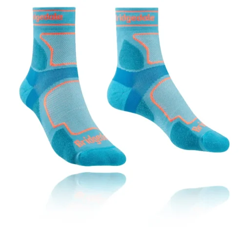 Bridgedale TRAIL RUN Ultralight T2 Coolmax Sport Damen 3/4 Crew Socken - SS24