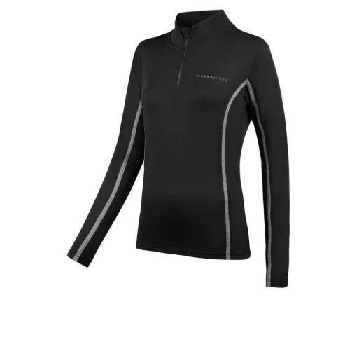 Higher State 1/4 Reißverschluss L/S Damen Laufhemd