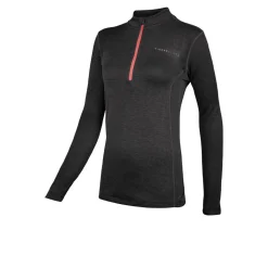 Higher State L/S 1/4 Reißverschluss Micro Grid Damen Top