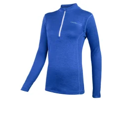 Higher State L/S 1/4 Reißverschluss Micro Grid Damen Top