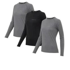 Higher State L/S Crew Damen Laufhemd (3 Pack)