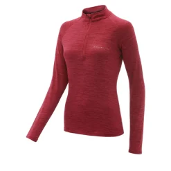 Higher State L/S Raglan 1/4 Reißverschluss Neck Damen Top