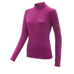 Higher State L/S Raglan 1/4 Reißverschluss Neck Damen Top
