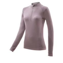 Higher State Seamfree Damen Longsleeve Shirt mit halbem Reißverschluss