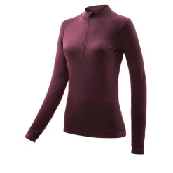 Higher State Seamfree Damen Longsleeve Shirt mit halbem Reißverschluss