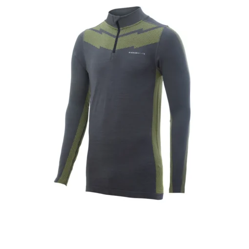 Higher State Seamfree Longsleeve Shirt mit halbem Reißverschluss