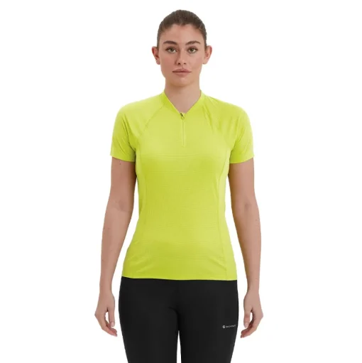 Montane Dart Nano Reißverschluss Neck Damen T-Shirt - SS25