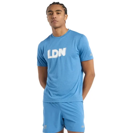 New Balance London Edition Athletics Lauf-T-Shirt - SS25