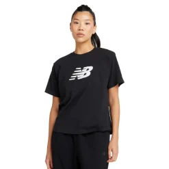 New Balance Sport Trikot Relaxed Logo Damen T-Shirt - SS25