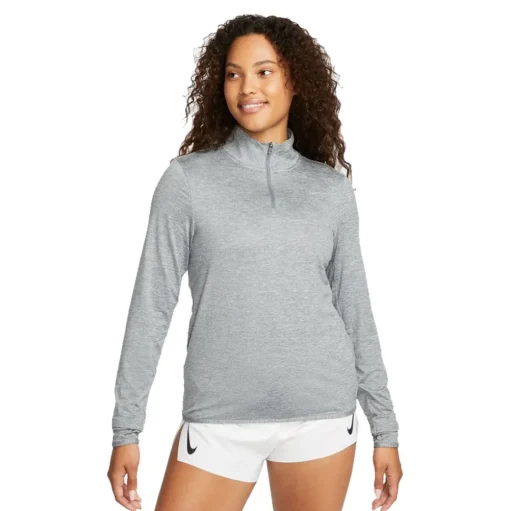 Nike Dri-FIT Swift Element UV Damen Halb-Reißverschluss Top