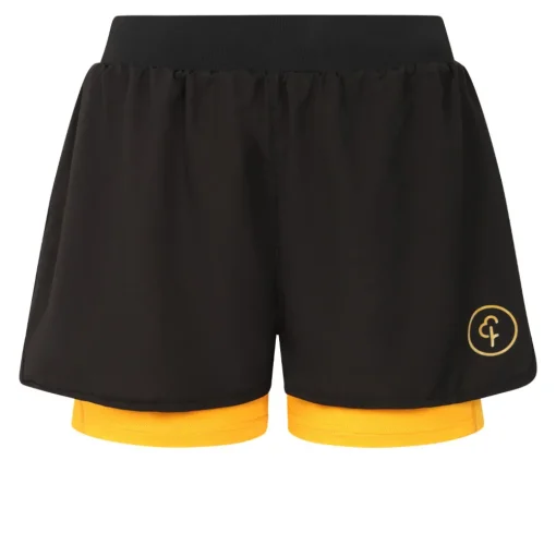 Parkrun Apricot Damen 2-in-1 5 Zoll Laufshorts