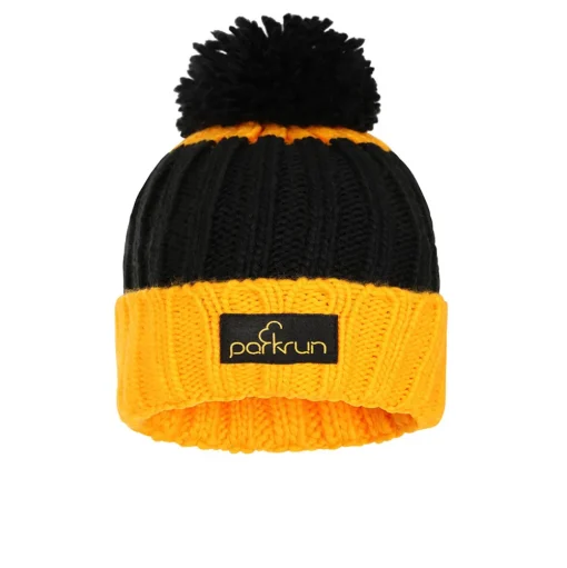 Parkrun Apricot Knitted Hut and Handschuhe Set