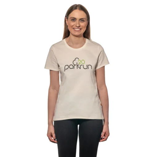 Parkrun Apricot parkrun Damen 20-jähriges Jubiläum T-Shirt