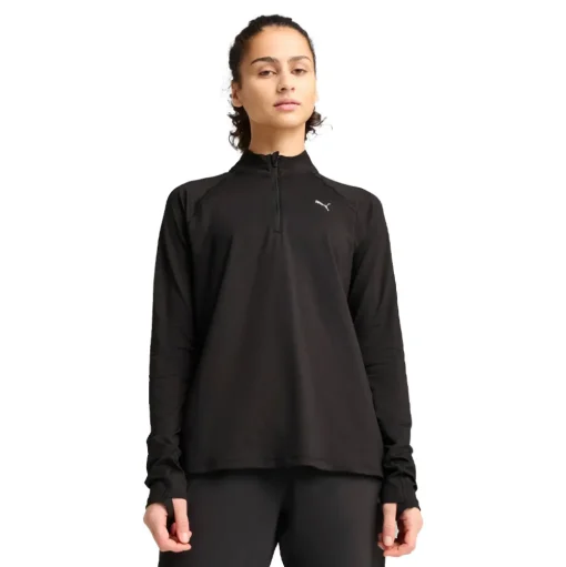 Puma Run Velocity CloudSpun Quarter Reißverschluss Damen Top - SS25