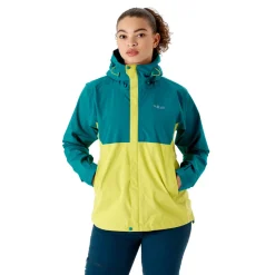 Rab Downpour Eco Damen wasserdichte Jacke