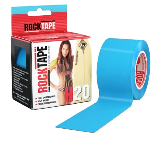 Rocktape H2O Electric Blau Kinesiology Tape (5cm x 5m) - SS25