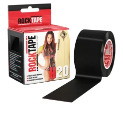 Rocktape H2O Schwarz Kinesiology Tape (5cm x 5m) - SS25