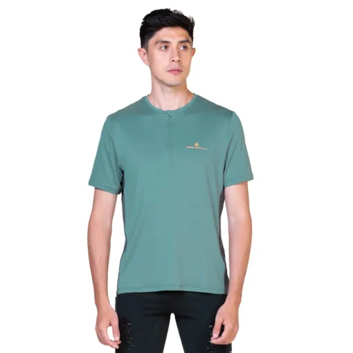 RonHill Tech Halb-Reißverschluss T-Shirt - SS25