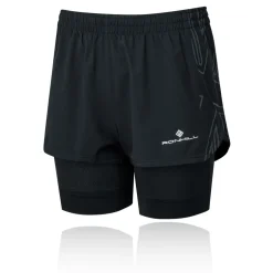 RonHill Tech Marathon Twin Damen Shorts