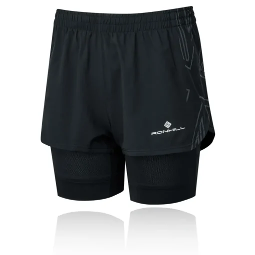 RonHill Tech Marathon Twin Damen Shorts