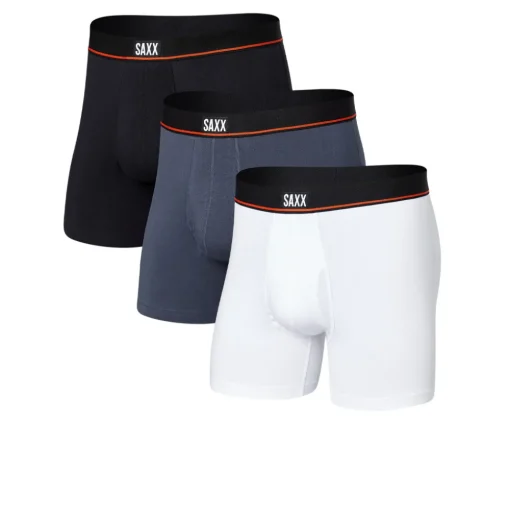Saxx Non-Stop Stretch Cotton Boxer Brief-Unterhose (3 Pack) - SS25