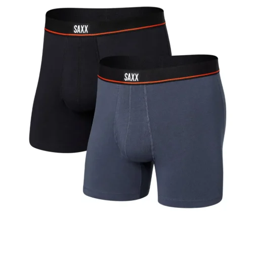 Saxx Non-Stop Stretch Cotton Boxer Brief-Unterhose (2 Pack) - SS25