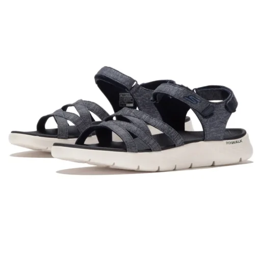 Skechers Go Walk Flex Damen Sandalen - Sunshine