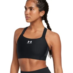 Under Armour HeatGear High Crossback Damen Sport-BH - SS25