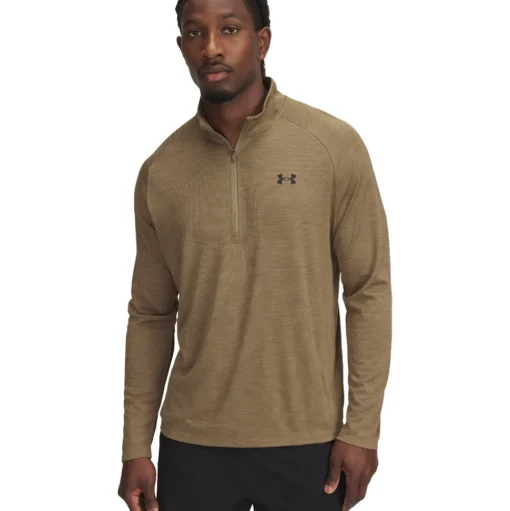 Under Armour Tech Textured Shirt mit halbem Reißverschluss - SS25