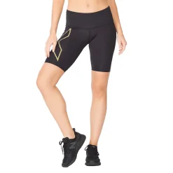 2XU Light Speed Mid-Rise Kompression Damen Shorts - SS25